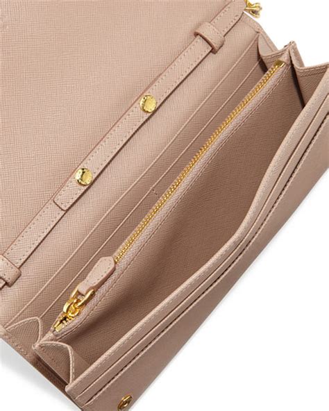 prada wallet on chain blush|prada card holders.